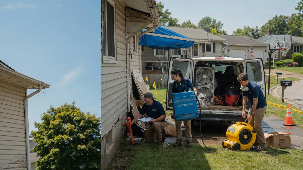 Ceiling Leak Cleanup in Marinette, WI near me