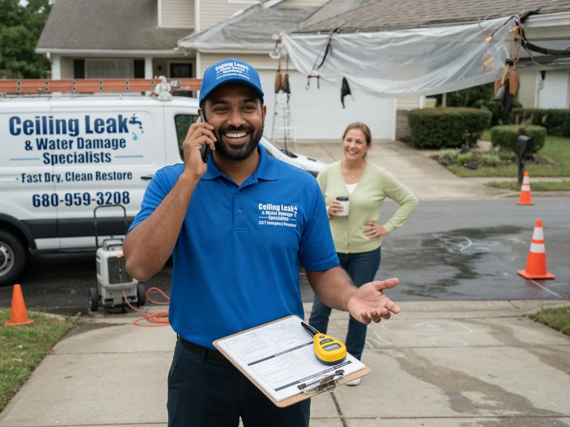 Ceiling Leak Cleanup Marinette, WI FAQs